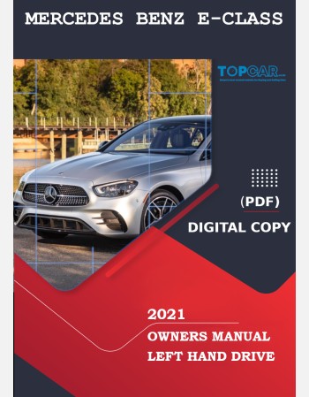 mercedes benz e class 2021 owners manual